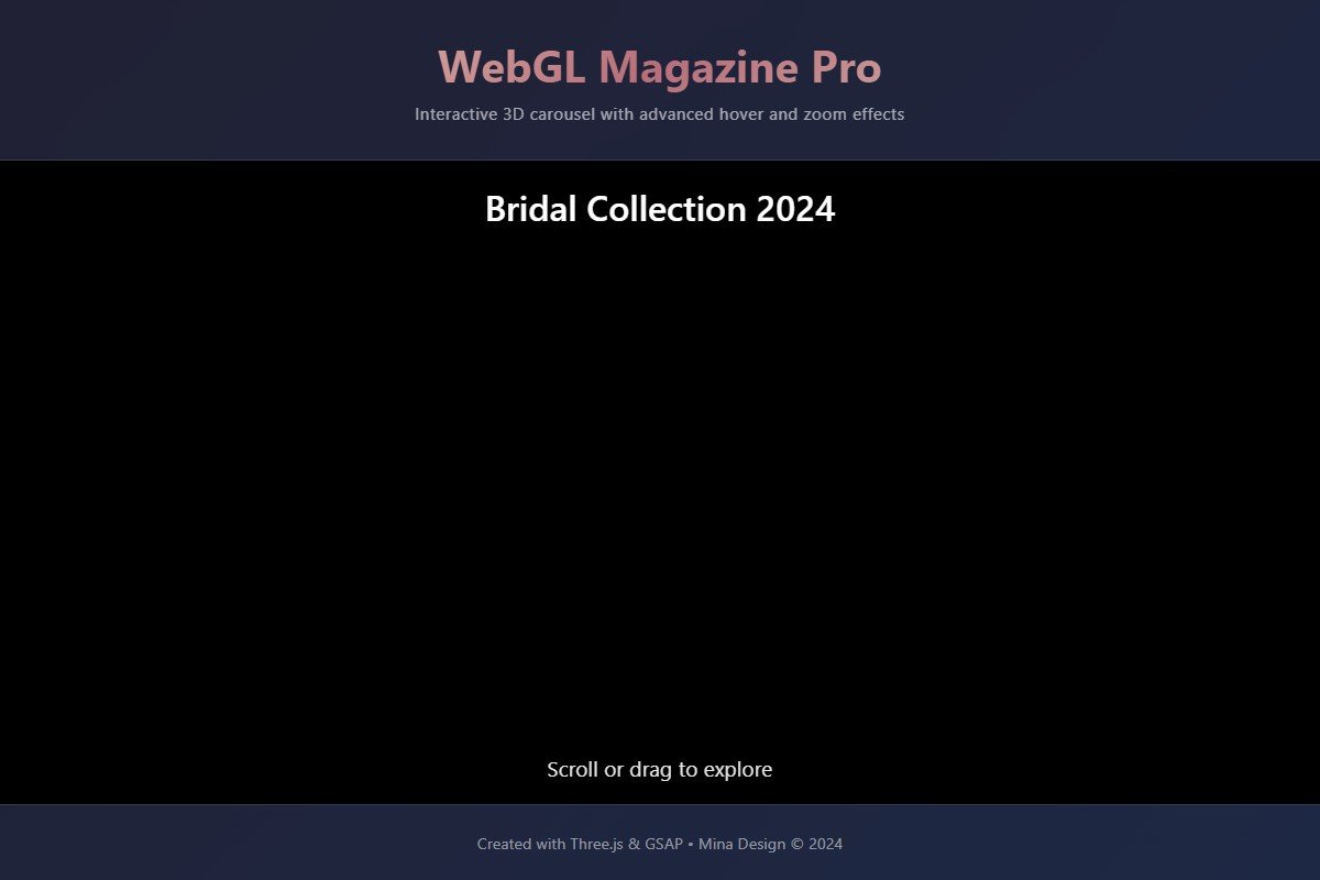 Webgl Magazine Pro